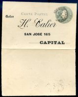 ARGENTINA Postal Stationery 1897 W/Advertising VF - Postwaardestukken