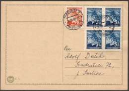 BuM0814 - Böhmen Und Mähren (1940) Pardubitz 2 - Pardubice 2 (card) Tariff: 60h - Brieven En Documenten