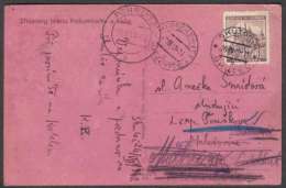 BuM0841 - Böhmen Und Mähren (1940) Skutsch - Skutec / Marschowitz - Marsovice / Pohrlitz (postcard. Castle Kosumberk) - Briefe U. Dokumente
