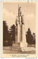 AUXERRE MONUMENT AUX MORTS OEUVRE DU SCULPTEUR MAX BLONDAT REF 6761 - Monuments Aux Morts