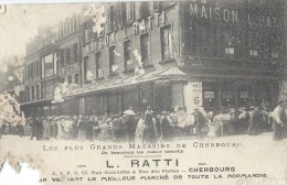 Les Plus Grands Magasins  De Cherbourg/ L. RATTI/Manche / 1911   CPDIV67 - Shops