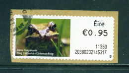 IRELAND - 2011  Post And Go/ATM Label  Common Frog  Used On Piece As Scan - Vignettes D'affranchissement (Frama)