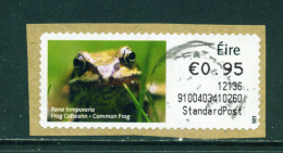 IRELAND - 2011  Post And Go/ATM Label  Common Frog  Used On Piece As Scan - Franking Labels