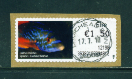 IRELAND - 2011  Post And Go/ATM Label  Cuckoo Wrasse  Used On Piece As Scan - Vignettes D'affranchissement (Frama)
