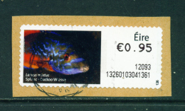 IRELAND - 2011  Post And Go/ATM Label  Cuckoo Wrasse  Used On Piece As Scan - Franking Labels