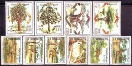 SOMALIE -  1977/78  - ANIMALS - GIRAFFES -  PLANTS - TREES  -  MNH** - Giraffe