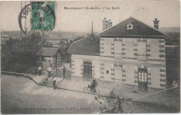 MAURECOURT - La Gare (animée Avec Vélos) - Maurecourt