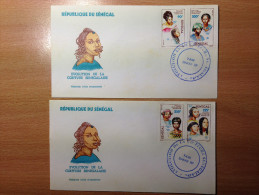 Sénégal FDC 1er Premier Jour 1986 Evolution De La Coiffure Sénégalaise - Senegal (1960-...)