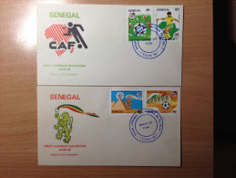 Sénégal FDC 1er Premier Jour 1986 Coupe D'Afrique Des Nations CAN Soccer Football Fußball Caire Kairo COCAN - Senegal (1960-...)