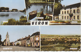 Cpsm 89 VERON - Multi Vues - Nr 10.846 Mignon à Villeneuve La Guyard - D18 806 - Veron