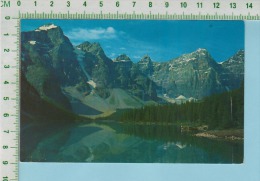 Banff (  Moraine Lake & Valley Of The Ten Peaks  ) Post Card Carte Postale 2 Scan - Banff