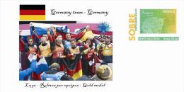 Spain 2014 - XXII Olimpics Winter Games Sochi 2014 Special Prepaid Cover - Luge Germany Team - Winter 2014: Sotschi