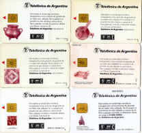 TELECARTES   ARGENTINE   20 Fichas   Artisanat  Crafts  (lot De 6)  ***** - Argentinien