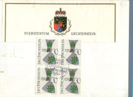 (662) Liechtenstein Cover - 1966 - Lettres & Documents