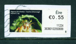 IRELAND - 2010  Post And Go/ATM Label  Hermit Crab  Used On Piece As Scan - Affrancature Meccaniche/Frama