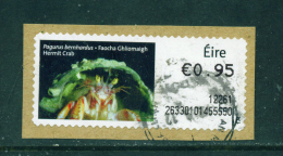 IRELAND - 2010  Post And Go/ATM Label  Hermit Crab  Used On Piece As Scan - Franking Labels