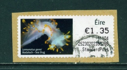 IRELAND - 2010  Post And Go/ATM Label  Sea Slug  Used On Piece As Scan - Frankeervignetten (Frama)