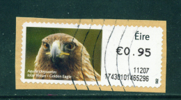 IRELAND - 2010  Post And Go/ATM Label  Golden Eagle  Used On Piece As Scan - Viñetas De Franqueo (Frama)