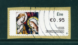 IRELAND - 2010  Post And Go/ATM Label  Christmas  Used On Piece As Scan 1 - Franking Labels