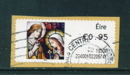 IRELAND - 2010  Post And Go/ATM Label  Christmas  Used On Piece As Scan 1 - Franking Labels