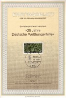 ALLEMAGNE  Carte  Notice 1er Jour  1987  Contre La Faim Dans De Le Monde - Contra El Hambre