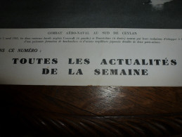 L' Illustration 1943 Combat Aéro-naval;Ligne Démarcation;MAQUEDA (Espagne);Allemagne Donne Son Sang;En CRAU ;Bal BULLIER - L'Illustration