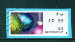 IRELAND - 2011  Post And Go/ATM Label  Christmas  Used On Piece As Scan 1 - Franking Labels