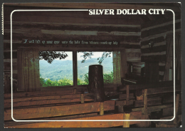 United States,  Mo. Silver Dollar City, Wilderness Church ,inside, 1993. - Springfield – Missouri