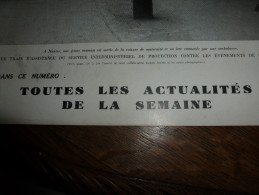 1943 NANTES; L' AQUILEIA à Marseille; Echange De Prisonniers; PIEDILUCO, TERNI ; Train De Secours SIPEG ; Les Destroyers - L'Illustration