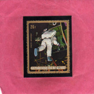 BURUNDI 1969 APOLLO XI SPACE SPAZIO ASTRONAUTA USED OBLITERE - Gebraucht