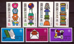 HG-2 - HONG KONG 2 SERIES TP N°290/92 ET 636/39 NEUF** - Ungebraucht