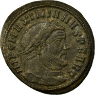 Monnaie, Maximien Hercule, Follis, Ticinum, TTB+, Cuivre, Cohen:503 - La Tétrarchie (284 à 307)
