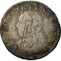 Monnaie, France, Louis XV, 1/20 Écu  Aux Branches D'olivier (6 Sols), 6 Sols - 1715-1774 Luis XV El Bien Amado
