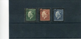 1947-Greece- "King George II Mourning Issue" Complete Set MH (600/8drs. W/ Sudge) - Neufs