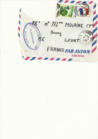 Marcophilie - Fragment D'enveloppe Nouméa Nouvelle Calédonie  Avec Timbres N° 318 Et FM + Cachet Vaguemestre - Lettres & Documents