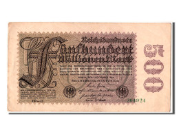 Billet, Allemagne, 500 Millionen Mark, 1923, 1923-09-01, SUP - 500 Mio. Mark