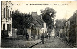 94 LA QUEU EN BRIE LA MAIRIE ET LA GRANDE RUE - La Queue En Brie