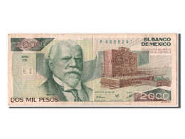 Billet, Mexique, 2000 Pesos, 1987, TTB - Mexiko