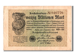 Billet, Allemagne, 20 Millionen Mark, 1923, 1923-09-01, SUP - 20 Mio. Mark