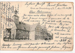 CPA Brandenburg Rathhaus Gruss Aus  Brandebourg Allemagne Deutschland - Brandenburg