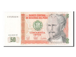 Billet, Pérou, 50 Intis, 1987, 1987-06-26, SPL - Peru