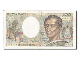 Billet, France, 200 Francs, 200 F 1981-1994 ''Montesquieu'', 1984, TTB - 200 F 1981-1994 ''Montesquieu''