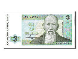 Billet, Kazakhstan, 3 Tenge, 1993, KM:8a, NEUF - Kasachstan