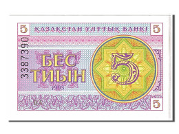Billet, Kazakhstan, 5 Tyin, 1993, KM:3, NEUF - Kazakhstán