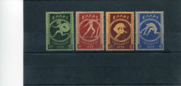 1939-Greece- "Balkan Games" Complete Set Mint Hinged - Ongebruikt