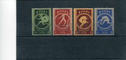 1939-Greece- "Balkan Games" Complete Set Mint Hinged - Unused Stamps