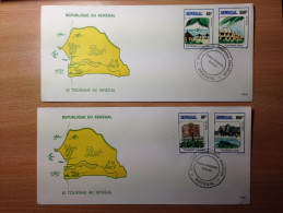 Sénégal FDC 1er Premier Jour 1988 Le Tourisme Au Sénégal Tourismus Tourism Travelling Birds Oiseaux Vögel - Senegal (1960-...)