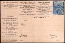 Berlin 1890. Carte Annonces, Vendue Ainsi. Brasserie Josty, Bières Blondes Ou Brunes, Dentelles, Thé, Café, Opéra - Bières