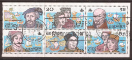 ES2919-LB115TCEX.Espagne. Spain.centenario DESCUBRIMIENTO DE AMERICA.Cristobal Colon.1987.(Ed 2919º) Circulada. - Esploratori