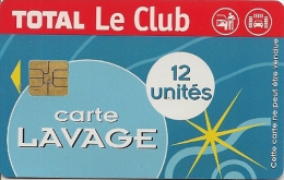 CARTE-PUCE-SO3--LAVAGE-TOTAL-L E CLUB-12-UNITES-TBE - Car Wash